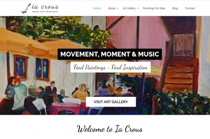 IA Crous Artist Website